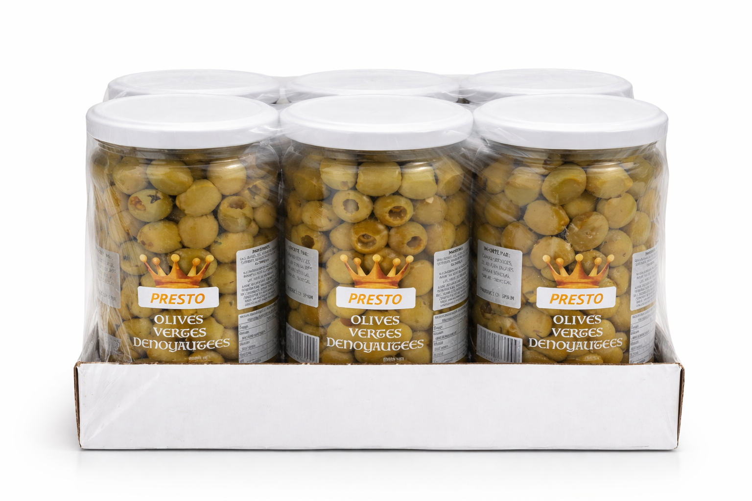Olive Vert Presto Entiéres GM Pack X6 - Epicerie Salée-Cuisine| Supermarche Dakar-Senegal